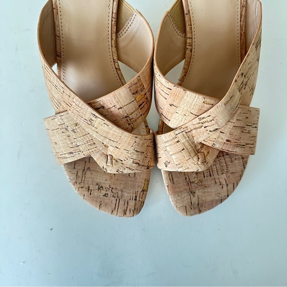 NEW Donald Pliner Aylla Cork Heeled Women's Sandals, Sz7M - Picture 9 of 14